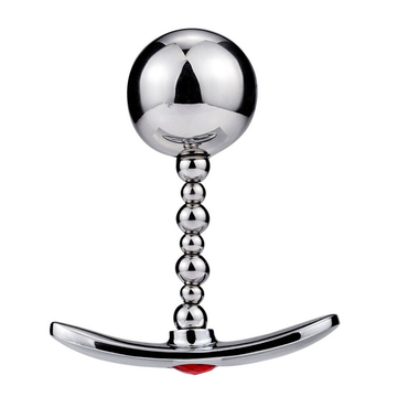 Silver Anus Sex Toys / Anal Plug With Flexible Head / Unisex Stainless Steel Masturbator - EVE's SECRETS